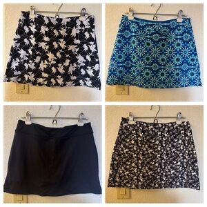 Tranquility Women’s Skorts (all 4 included). Size S.